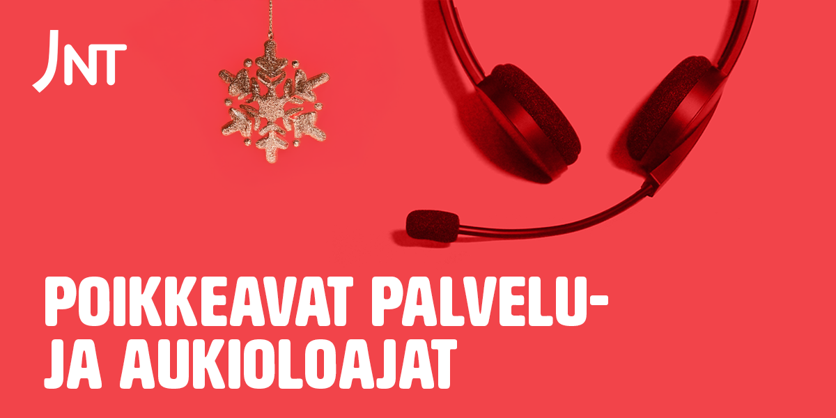 Joulun ja uudenvuoden aukioloajat